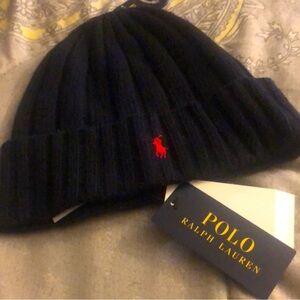 Polo by Ralph Lauren Men's Blue Beanie